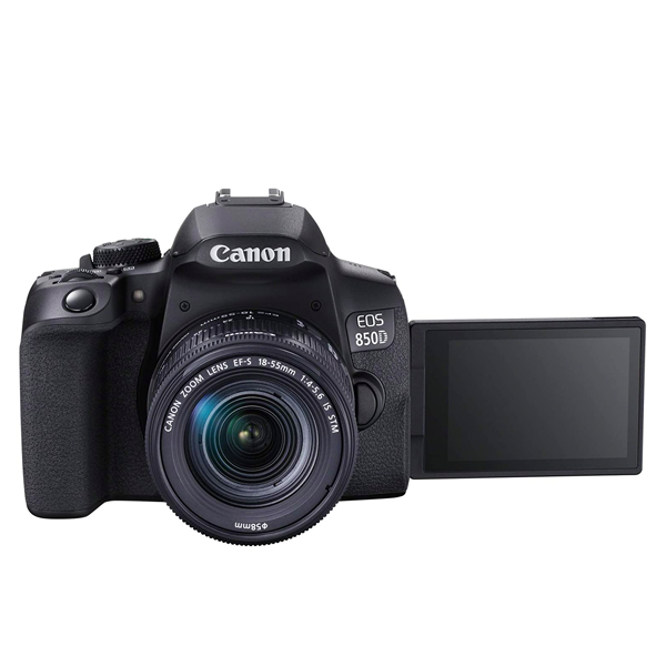 1-camera-canon-eos-850d-objectif-18-55mm-stm-neuf